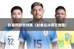 赵睿摔倒世预赛（赵睿总决赛完整版）